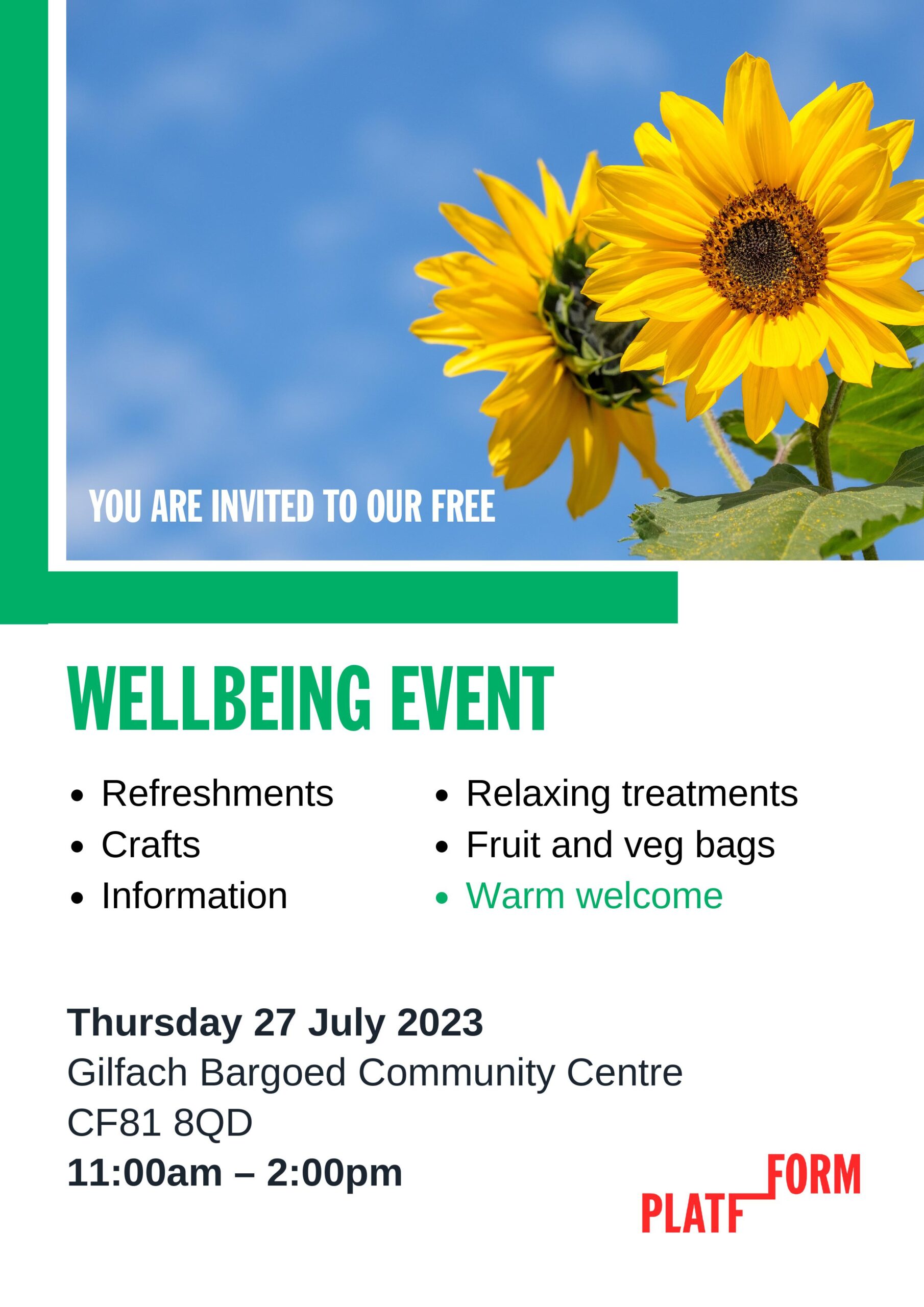 Wellbeing Event July 2023