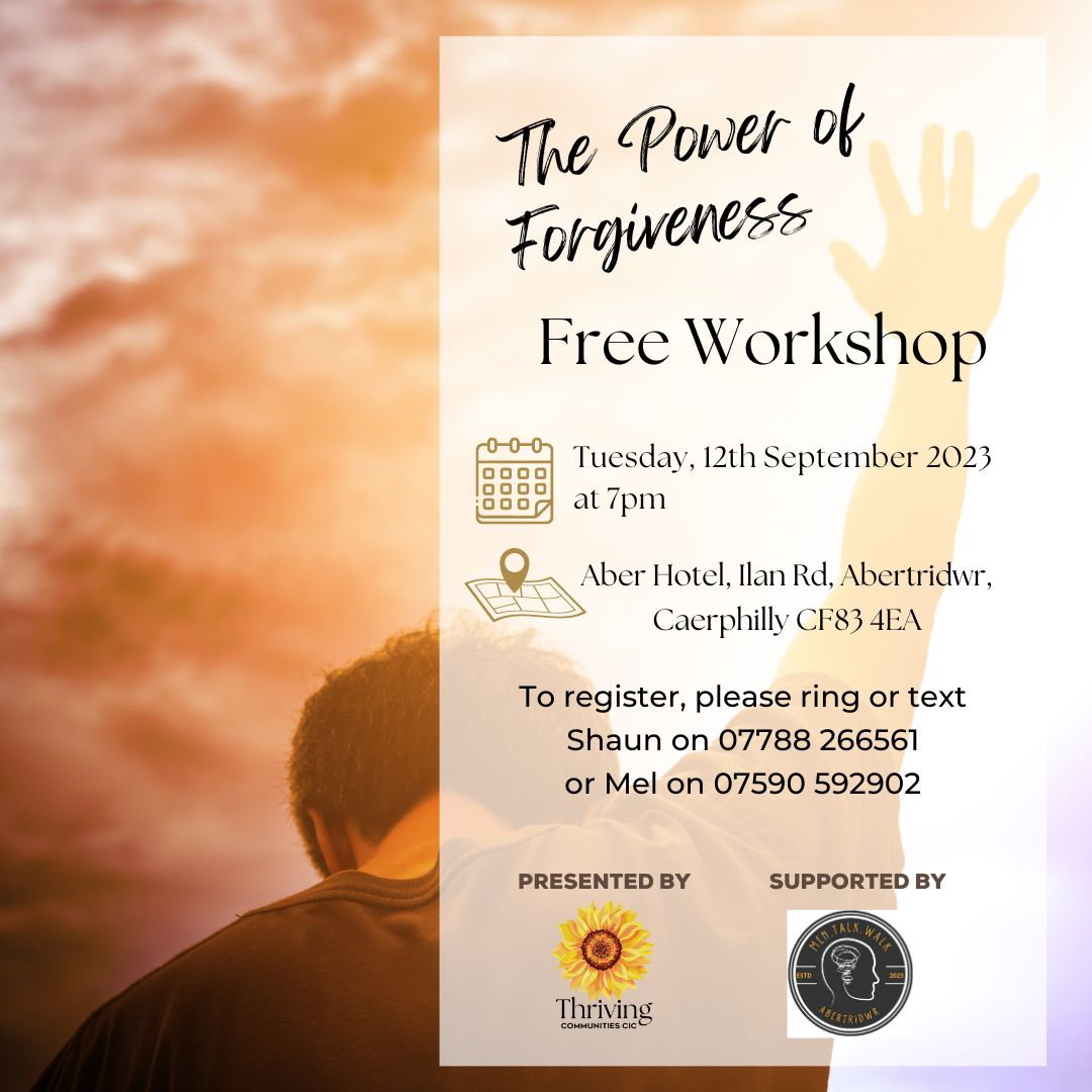 Power of Forgiveness (Mens Mental Health Group Men.Talk.Walk)