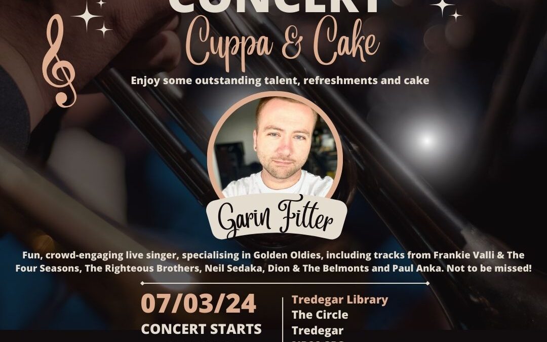 FREE Concert, Cuppa & Cake – Tredegar Library