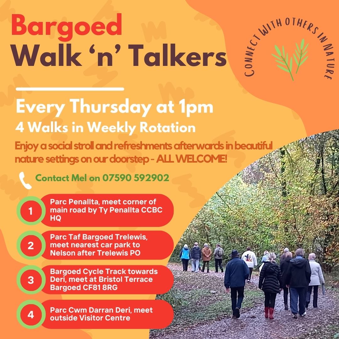 New Bargoed Walk 'n' Talkers Schedule