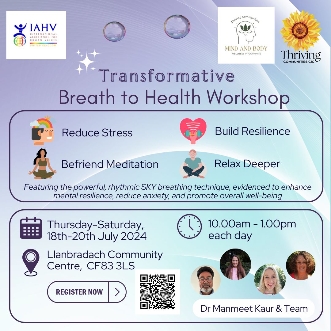 Breath to Health Workshop Cohort 6 July 2024 Promo Image