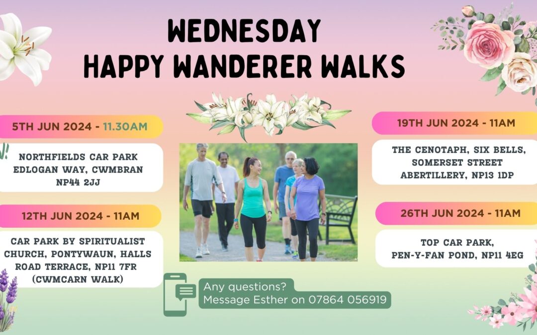 Wednesday Happy Wanderer Walks June 2024