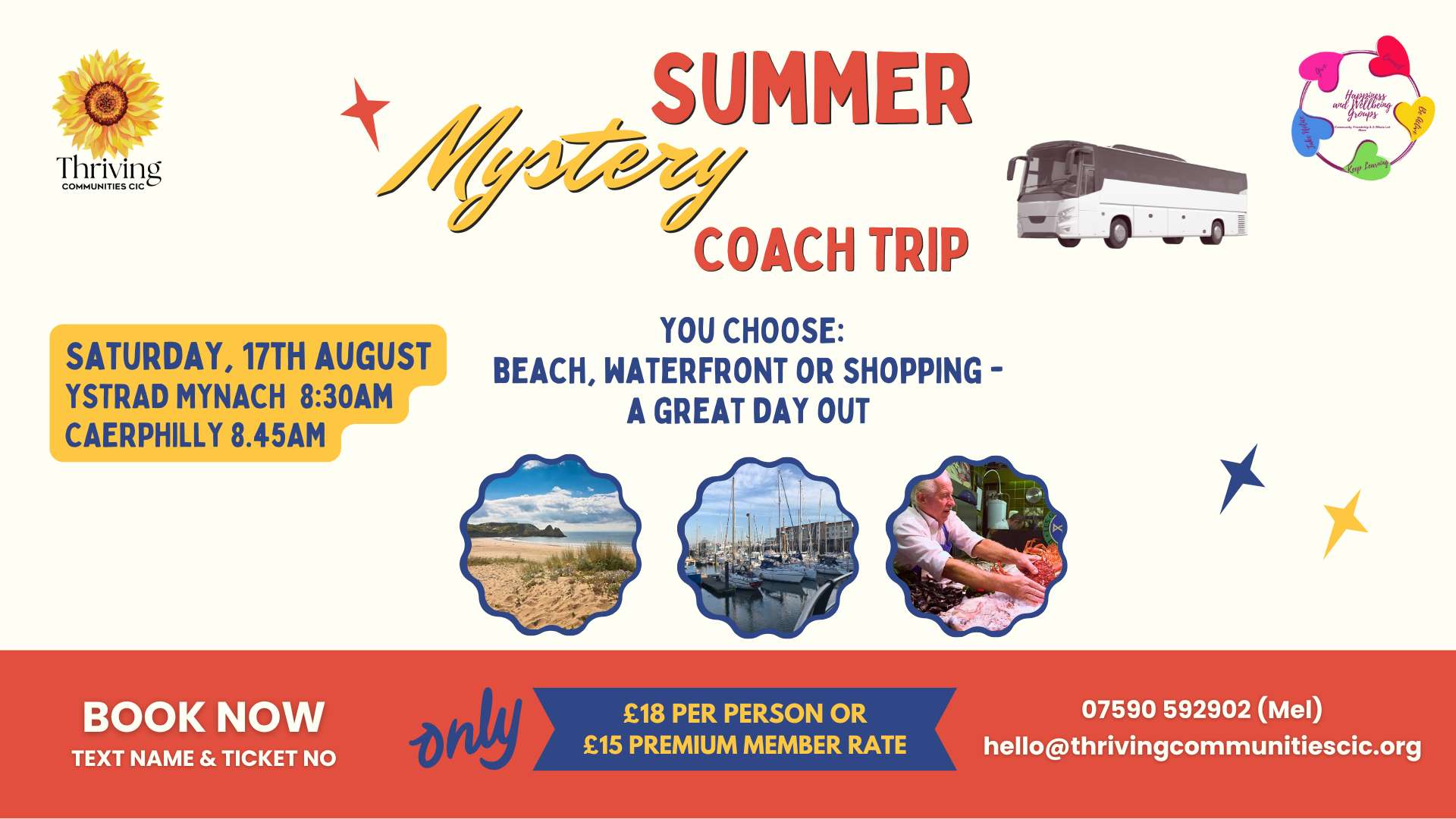 Summer Mystery Coach Trip August 2024