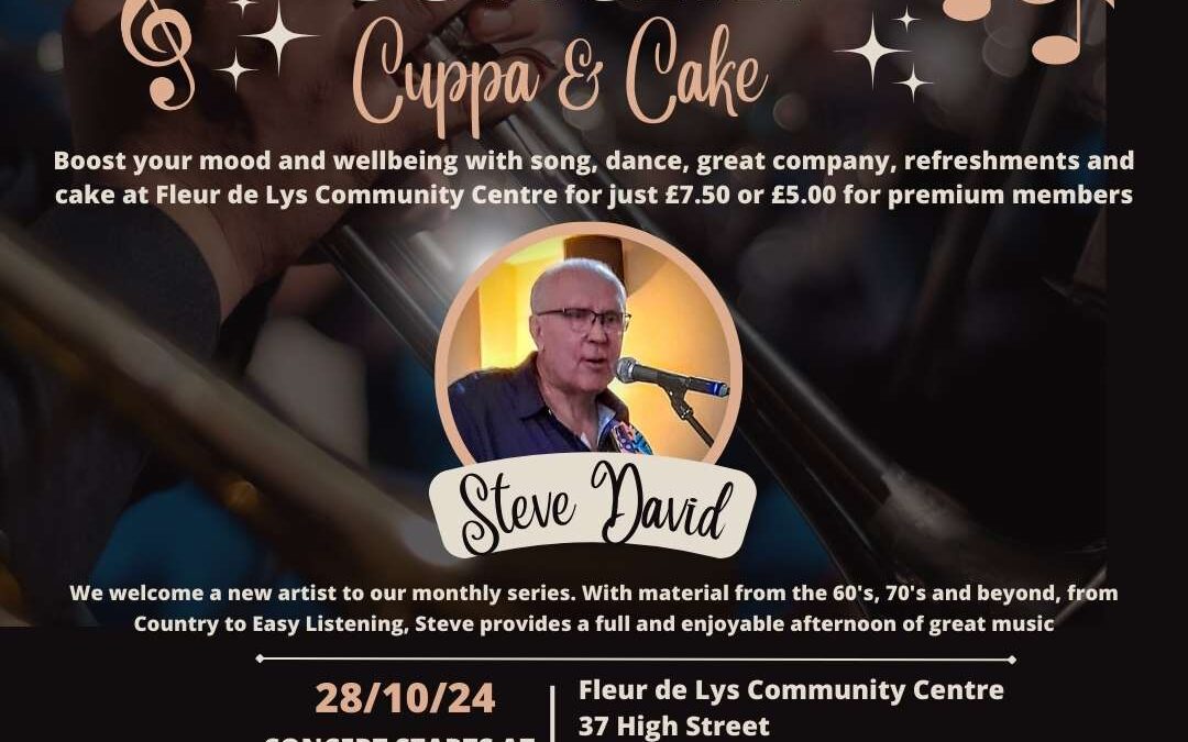 Concert, Cuppa & Cake – October 2024