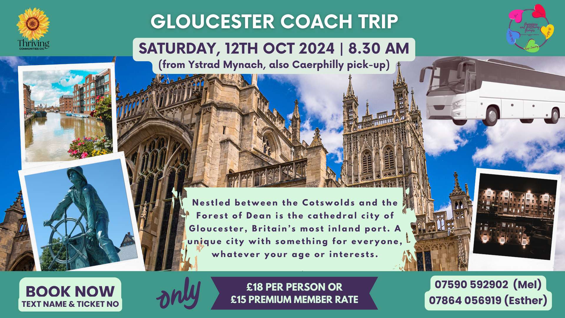 Gloucester Coach Trip - 12 October 2024