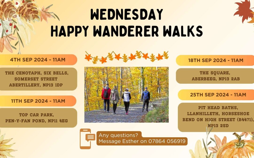 Wednesday Happy Wanderer Walks September 2024