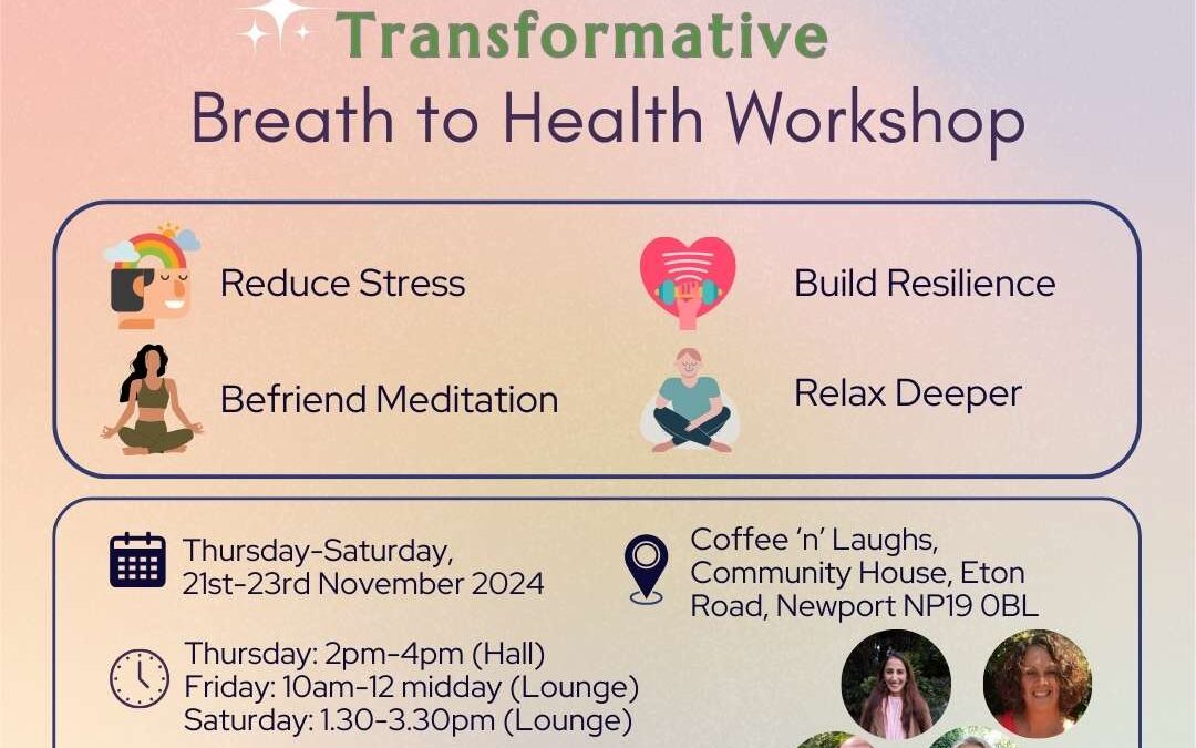 Breath to Health Workshop – Newport – November 2024