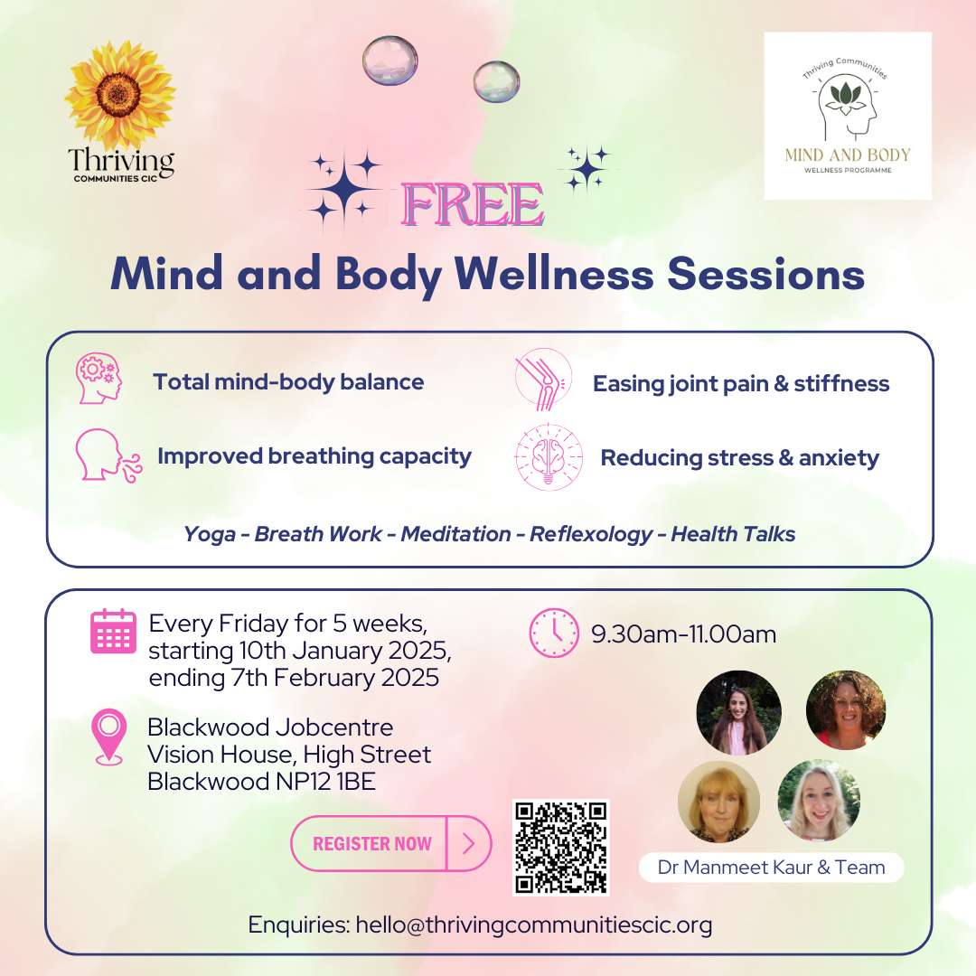 Mind and Body Wellness Programme Blackwood Cohort 8 January 2025